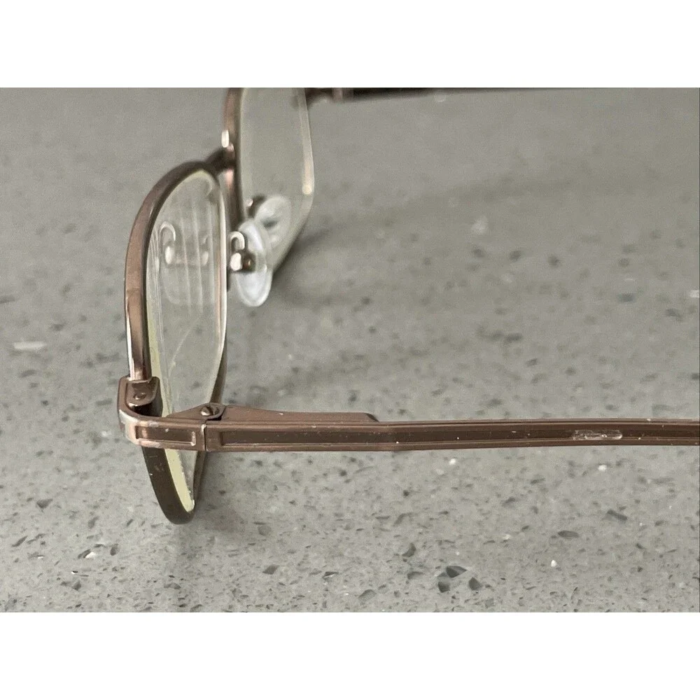 Vintage On Guard Aviator Eyeglasses Frame ONLY OG Z87 2 54-17-140 W GUARD Bronze